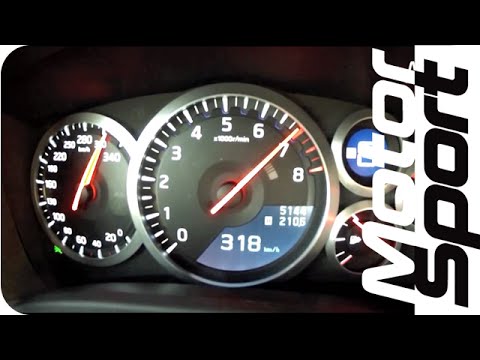 video auto Nissan GT-R 2011 0-280 km/h