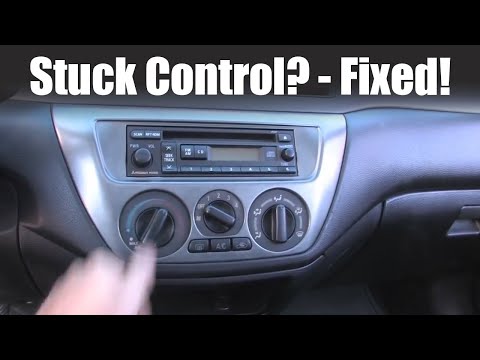 How to fix a stuck heater control knob- EVO – Boosted Films