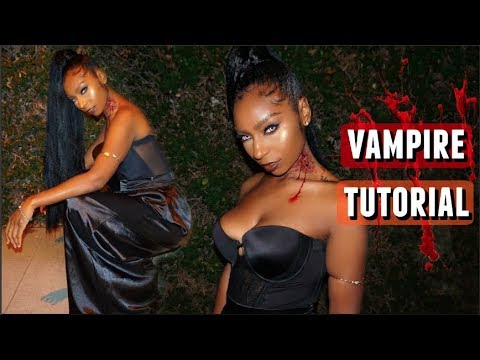 Cheap Last Minute Costume Idea: Vampire Bite & Makeup tutorial