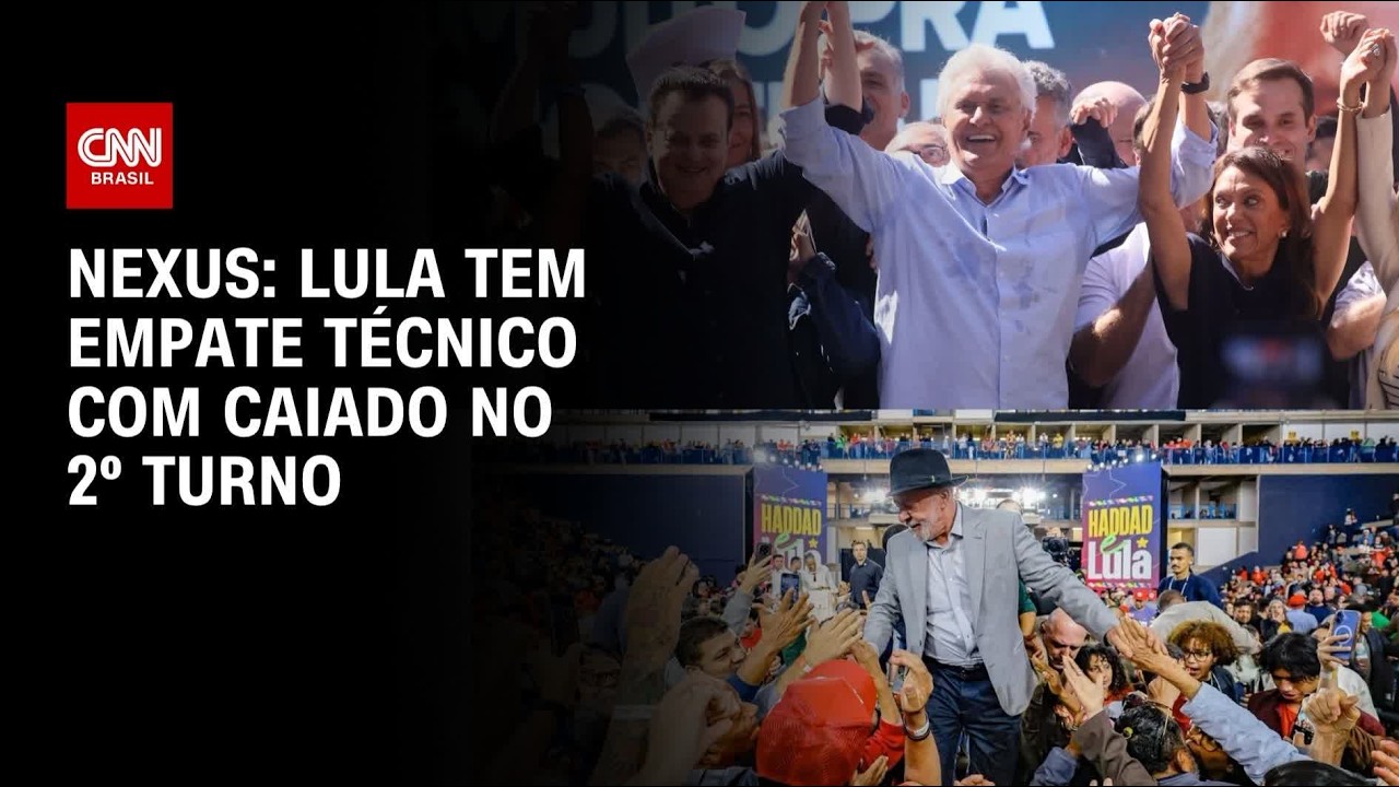 Nexus/BTG: Lula empata com Flávio, Caiado e Zema no 2º turno | BASTIDORES CNN