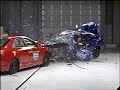 IIHS Crash Test Of Toyota Camry Versus Toyota Yaris