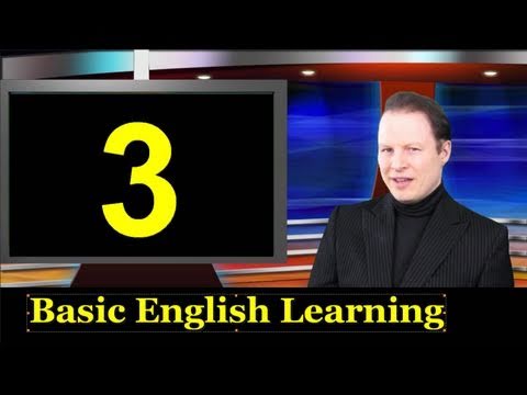 Basic lesson to learn English 3 - Grammar, Learn English with Steve Ford