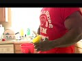 Ronnie Coleman and his huge postworkout shake