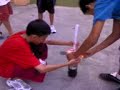 Kiddys 3rd  experiment with Coke + mentos (wow we