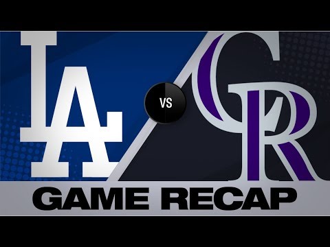 Video: Gray dominates in Rockies' 9-1 win | Dodgers-Rockies Game Highlight 7/29