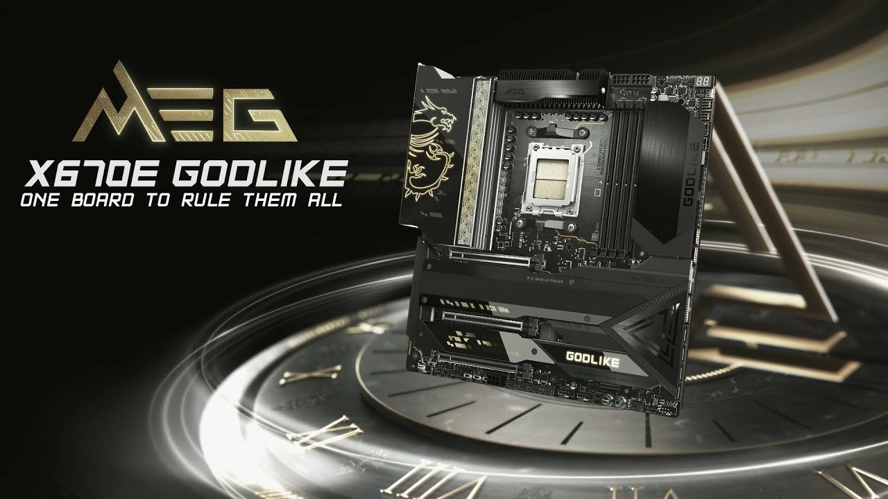 MSI MEG X670E GODLIKE Motherboard - ONE BOARD TO RULE THEM ALL 