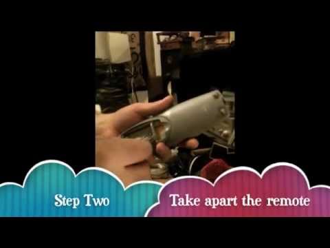 how to repair remote control buttons