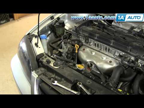 How To Install Replace Power Steering Belt 2001 06 Hyundai Elantra