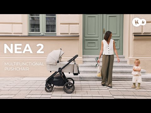 KINDERKRAFT KOLICA ZA BEBE SET 2U1 NEA 2 MIDNIGHT BLACK