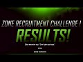 Zone Recruitment Challenge (ZJ) Results