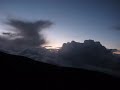 Evolución de cúmulos con yunque al Norte de La Palma Evolución de cúmulos con yunque al Norte de La Palma