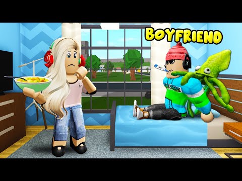 My Boyfriend Was Sick... I Took Care Of Him! (Roblox Bloxburg)