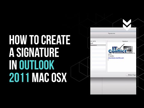 how to define signature in outlook