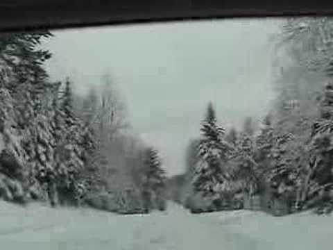 Winter in North Woods Wisconsin