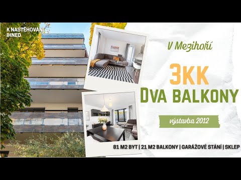 Video Prodej bytu 3+kk se dvěma balkony | Libeň