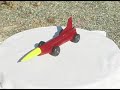 Rocket Powered Pinewood Derby Car
