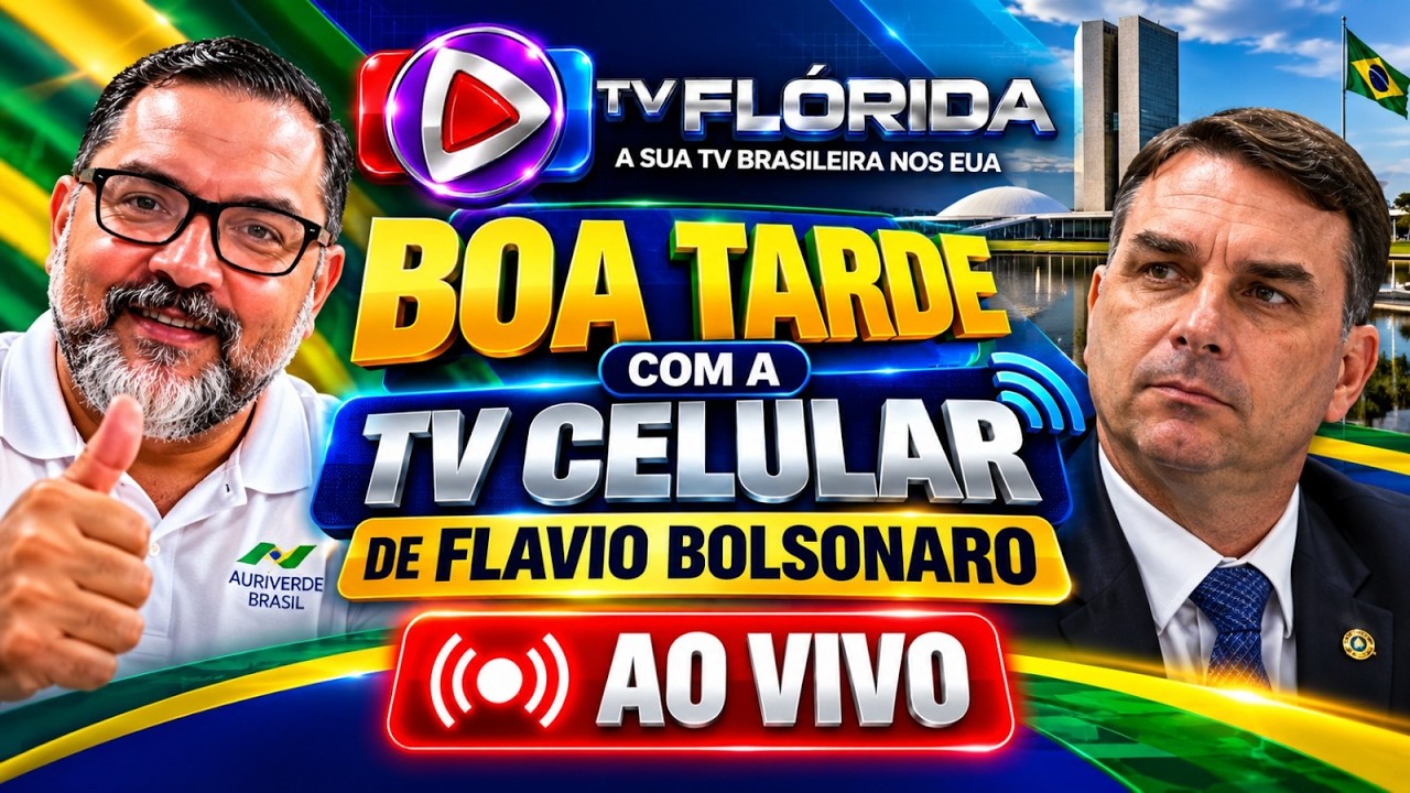 TV CELULAR COM ALEXANDRE PITTOLI AO VIVO - FLAVIO BOLSONARO