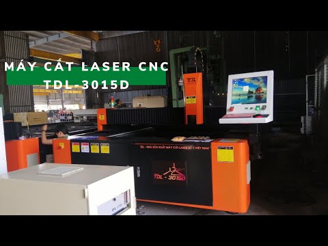 Máy cắt fiber laser cnc bàn đôi sản xuất tại Cty Toàn Đắc Lộc