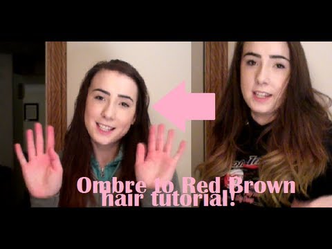 how to dye ombre back to brown