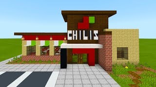 Minecraft Tutorial: How To Make A Chilis Restaurant "2019 City Tutorial"