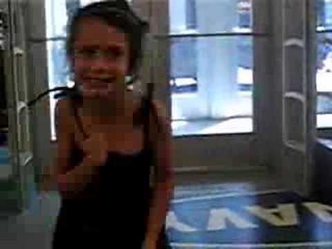 Dancing at the Old Navy store