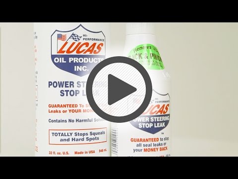 how to add power steering stop leak