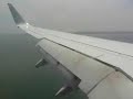 Onboard QF859 OOL-SYD on finals to RWY34R on a windy Sydney day.