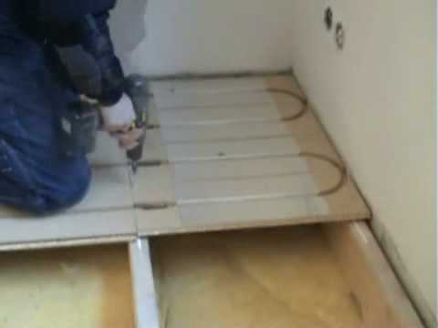 Underfloor Heating Install Demo