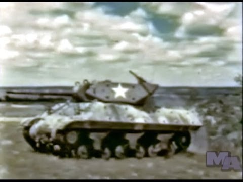World War 2 Tank Destroyer Boot Camp (Restored Color 1943)