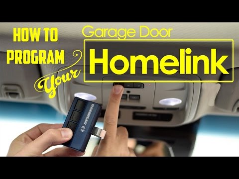 how to set gm garage door opener