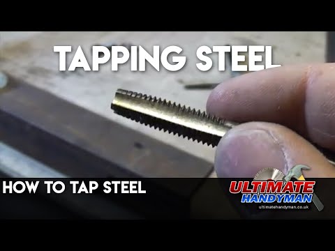 How to tap steel | tapping steel | ultimatehandyman