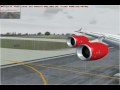 Airbus A380-800 takeoff from Seattle