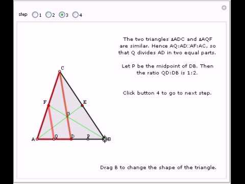 how to prove centroid theorem