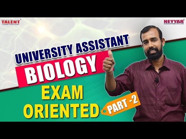 Most Expected Biology Questions for University Assistant Exam