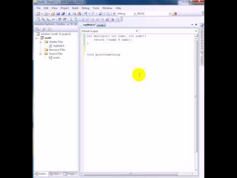 how to define header file in c