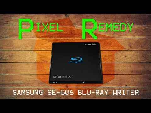 Unboxing Samsung SE-506 Slim Portable Blu-ray Writer + AV Connectivity note