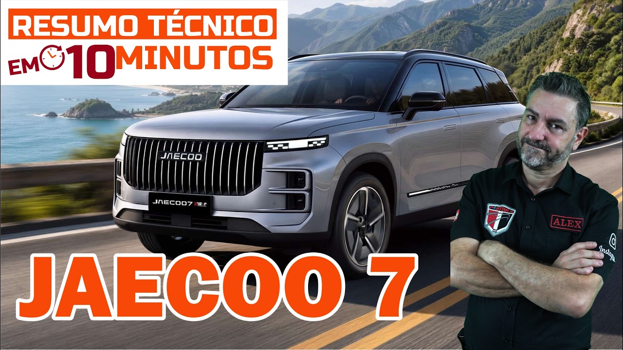 ✅ [COMPACTO] JAECOO 7 | TECNOLOGIA, MOTOR E MINHA OPINIÃO | TUDO EM 10min