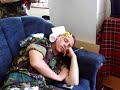 the day after the rhine company party, jock slav gives jamie a wake up call