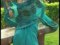 Aqua Blue Pure Georgette Saree with Blouse