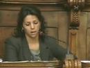 La regidora Francina Vila intervenint al Plenari