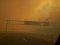 LA (Yorba Linda) fire drive thru 11-15-08