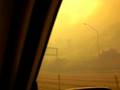 LA (Yorba Linda) fire drive thru 11-15-08