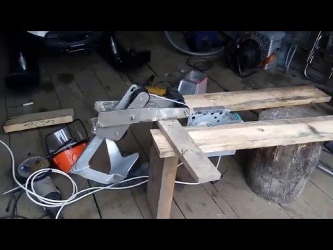 Якорная лебедка из шуруповерта Якорная лебедка из шуруповерта