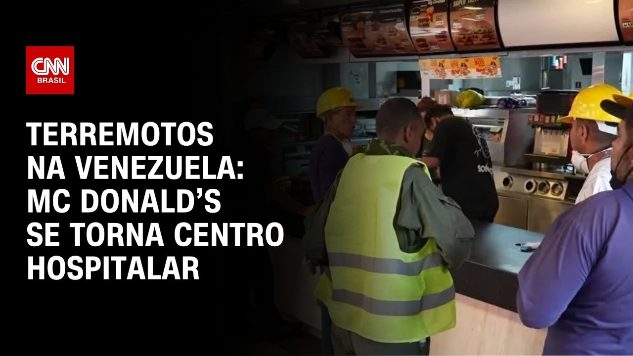 Mc Donald’s se torna centro hospitalar na Venezuela após terremotos | AGORA CNN