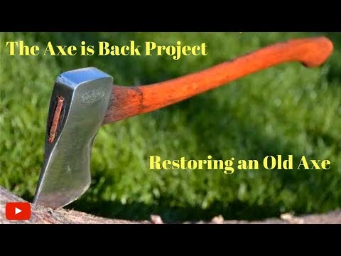 how to fit axe head to handle