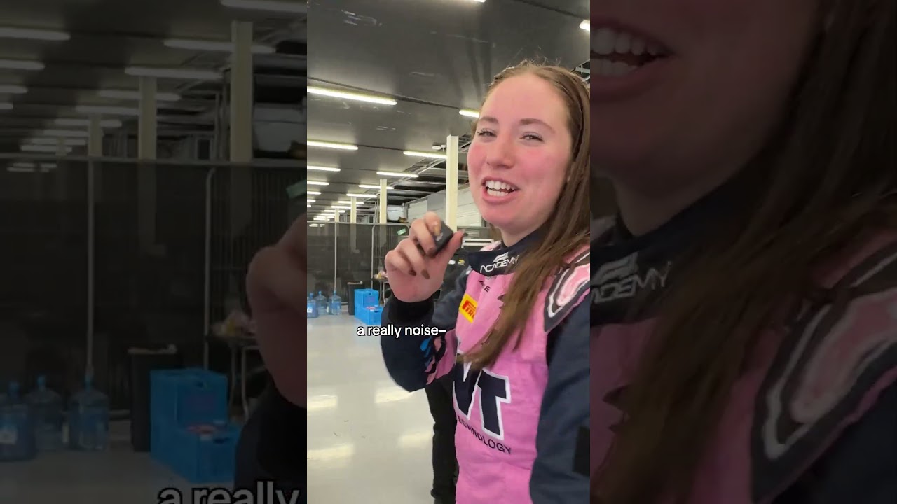 Step into the F1 ACADEMY pitlane with Nina Gademan for the ultimate ASMR experience 🎙️