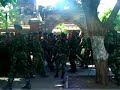 Happy soldiers in Denpasar, Indonesia