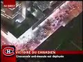 Habs fans going crazy