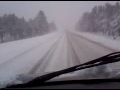 Rolling down the road in the AZ Blizzard of 2009 ~ Flagstaff Style