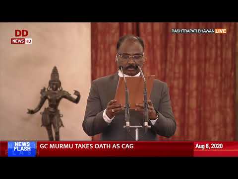 Oath taking ceremony of Present CAG Shri Girish Chandra Murmu